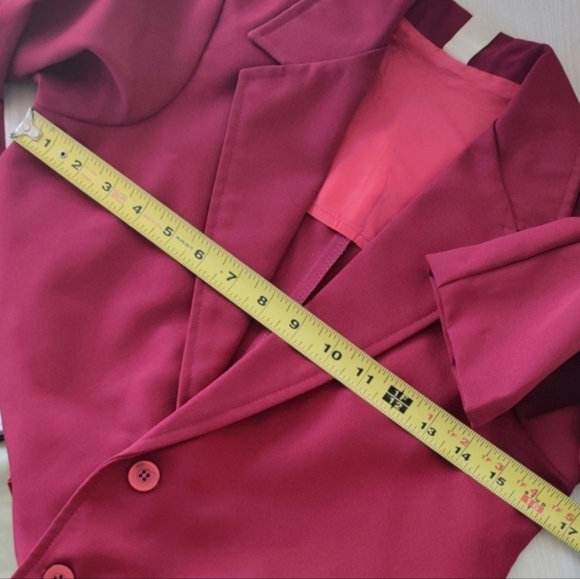 Vintage Boys Burgundy Red 3 Piece Formal Outfit Set  Size 12 - Picture 10 of 12